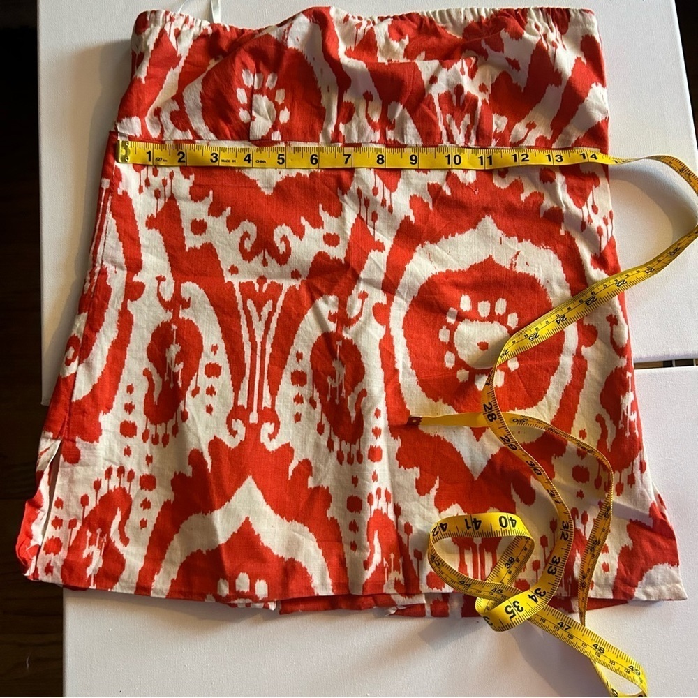 J. Crew strapless top Women's Boho Print Tube Top Cotton Bustier Small - Picture 5 of 9